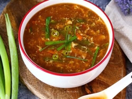 Hot and Sour Chicken Soup.