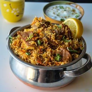Lamb Hyderabadi Dum Biryani